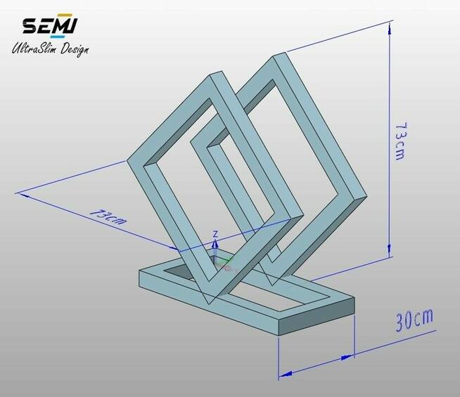 Stojak na drewno kominkowe do kominka polana loft