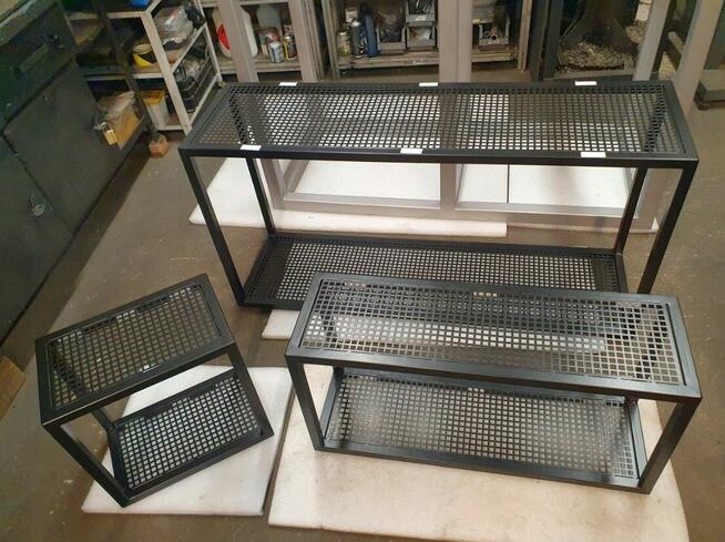 Stojak na drewno kominkowe loft kosz opałowe