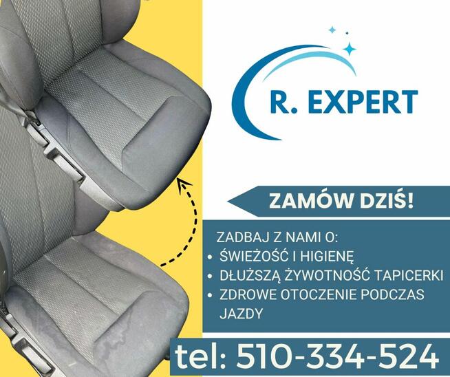 Pranie tapicerki meblowej / czyszczenie wnętrza samochodów