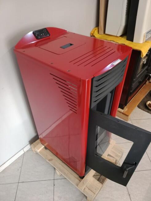 HELENA piec kominkowy, kominek na pellet 8 kW. - kremowy