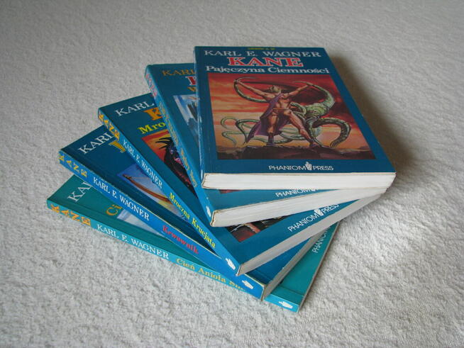 Karl E. Wagner cykl Kane – komplet 5 tomów Wydanie I