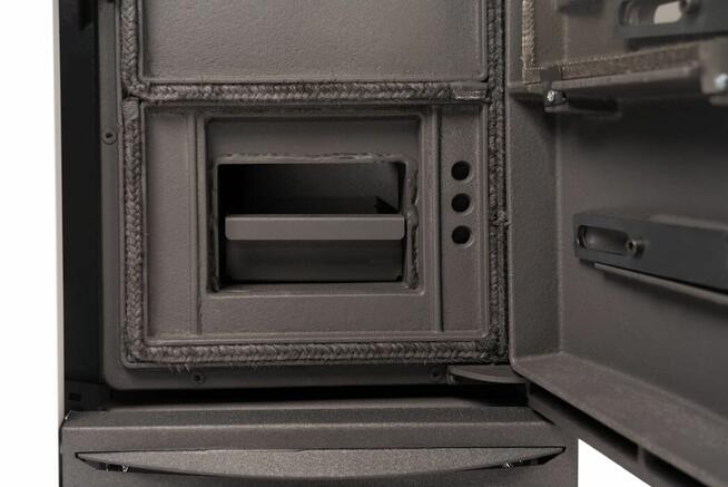 HELENA AQUA 10 Kw kominek na pellet z funkcją c.o. czerwony