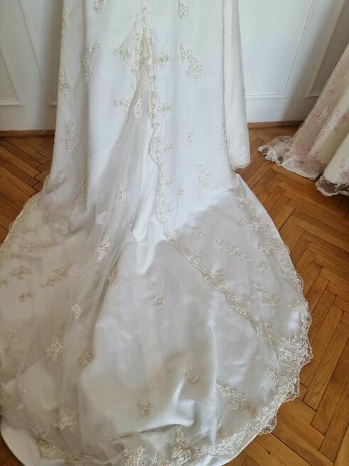 Tanio Sprzedam suknie ślubną rozmiar 36-38