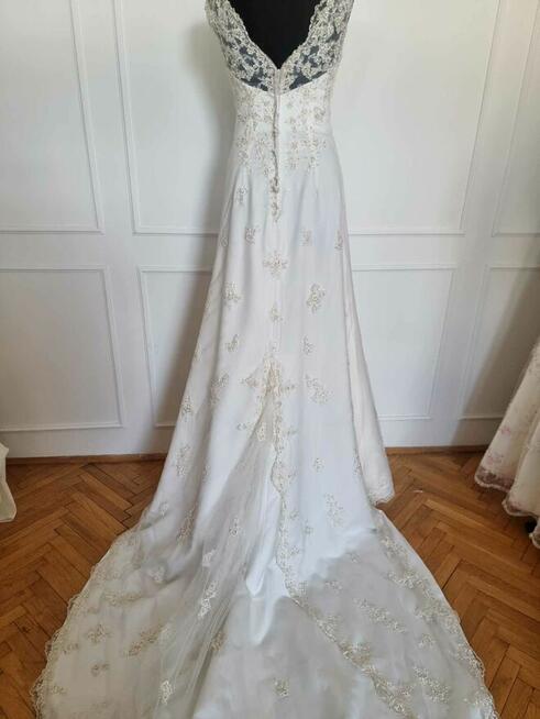 Tanio Sprzedam suknie ślubną rozmiar 36-38