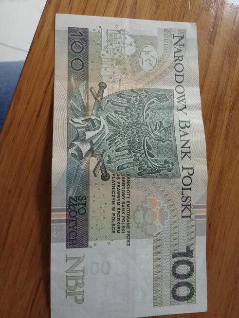 Sprzedam banknot 100