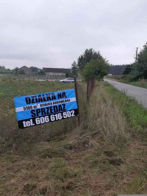 Sprzedam działkę ogrodzoną 5100m2. Bez pośredników!
