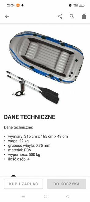 Ponton INTEX 4 osobowy