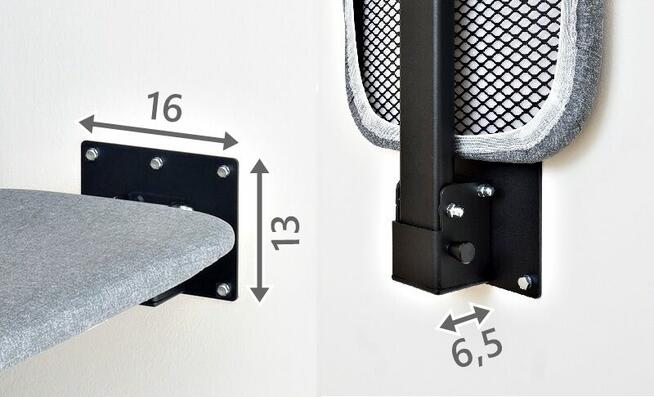 Deska do prasowania mocowana do ściany 85x30cm