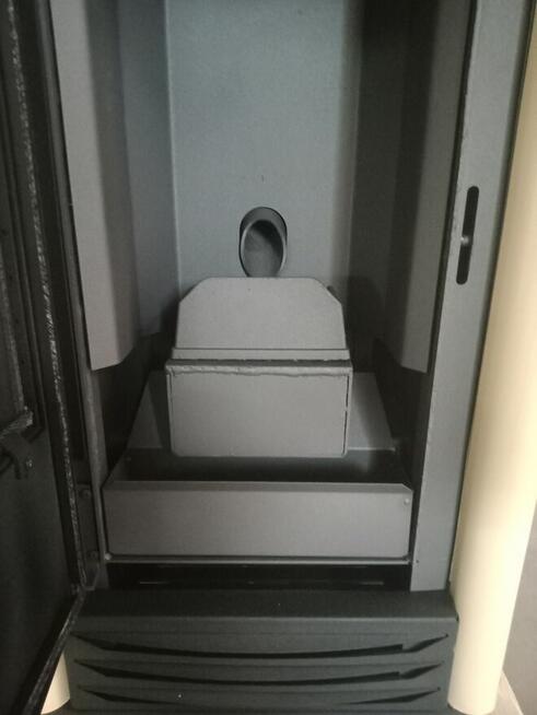 HELENA piec kominkowy, kominek na pellet 12 kW. - krem