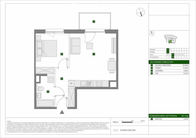Mieszkanie w standardzie deweloperskim, Włochy