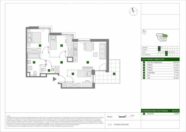 Mieszkanie w standardzie deweloperskim, Włochy