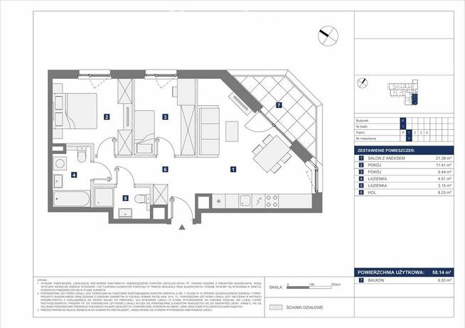 Mieszkanie w zielonej dzielnicy Mokotowa