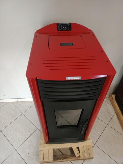 HELENA piec kominkowy, kominek na pellet 8 kW. - kremowy