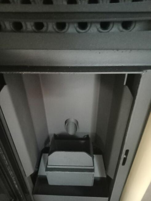 HELENA piec kominkowy, kominek na pellet 12 kW. - krem