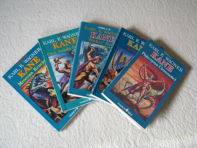Karl E. Wagner cykl Kane – komplet 5 tomów Wydanie I