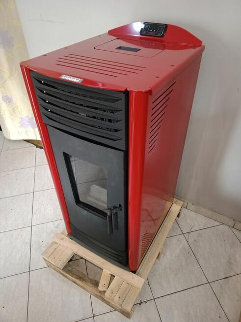 HELENA piec kominkowy, kominek na pellet 8 kW. - kremowy