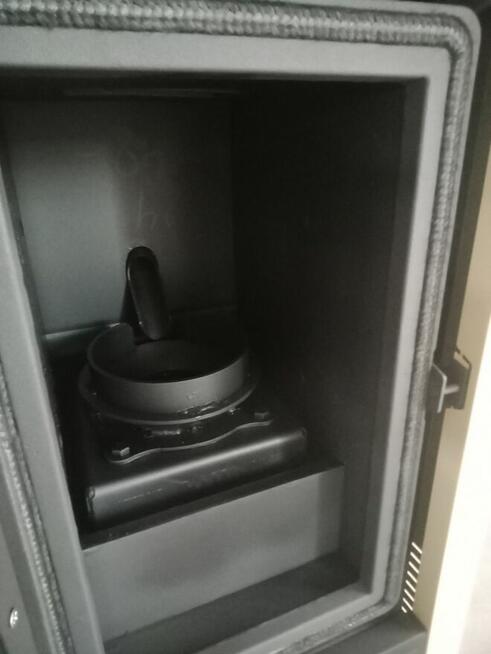 TOBY - H24, kominek na pellet z funkcją c.o. kremowy