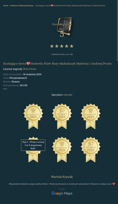 Szczeniaczki z rodowodem zapowiedź miotu kwiecień 2026