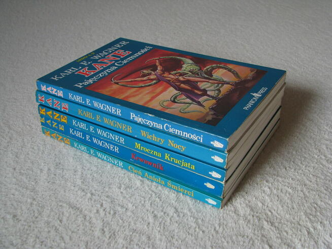 Karl E. Wagner cykl Kane – komplet 5 tomów Wydanie I