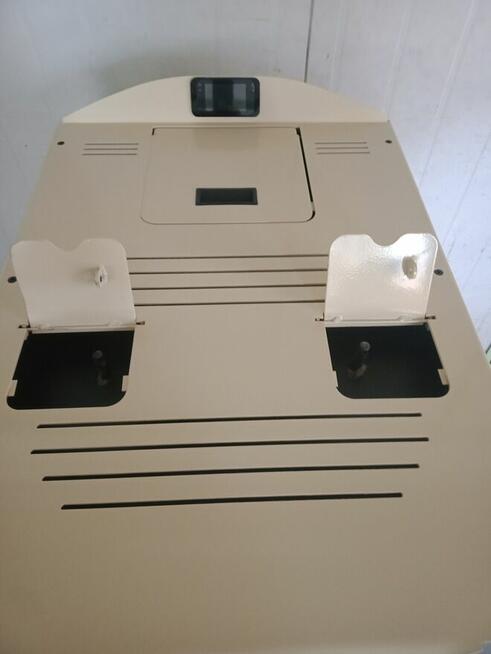 TOBY - H24, kominek na pellet z funkcją c.o. kremowy