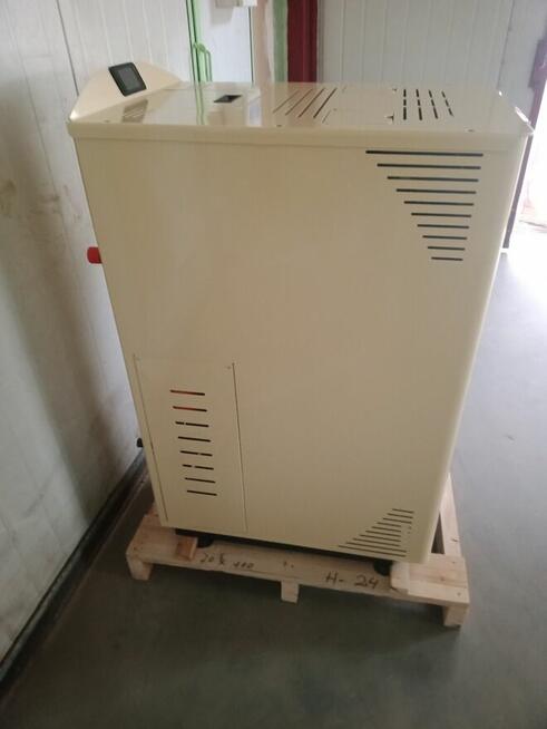 TOBY - H24, kominek na pellet z funkcją c.o. kremowy