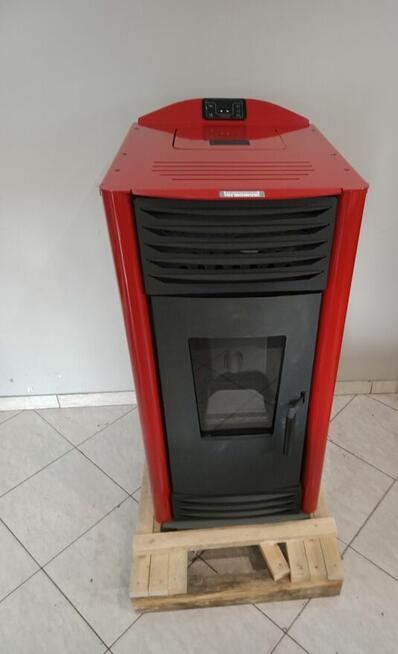 HELENA piec kominkowy, kominek na pellet 8 kW. - kremowy