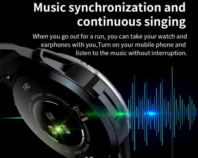 Inteligentny sportowy SmartWatch Mevaden NX9 1.39 Ekran HD