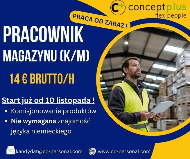 Komisjoner / Pracownik magazynu (k/m) - Niemcy