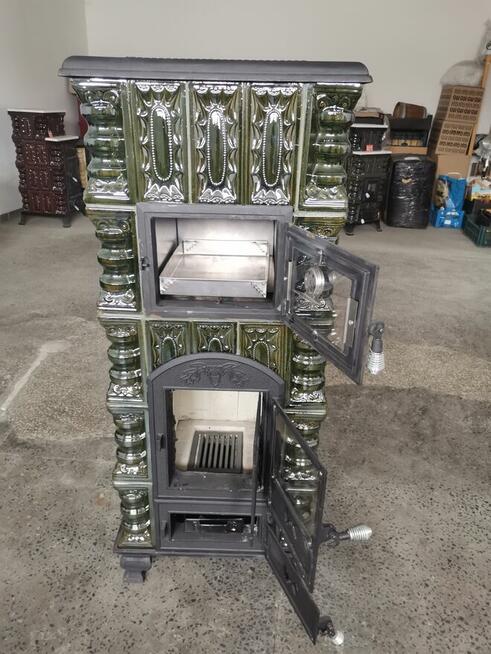 Piec kaflowy, przenośny 5K+Ż+SDP z piekarnikem