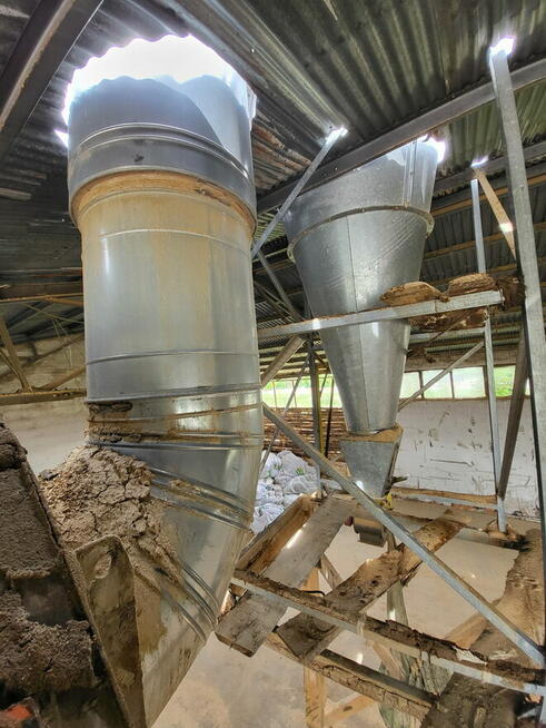 Linia odciągu trocin do Frezarki Czterostronnej Wyciąg LINIA