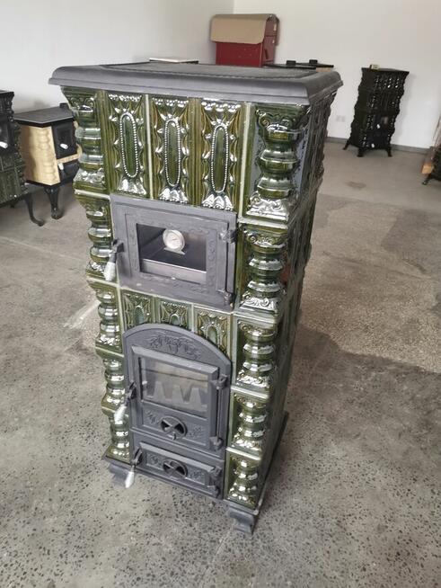 Piec kaflowy, przenośny 5K+Ż+SDP z piekarnikem