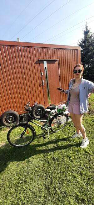 Domek mobilny na kołach z WC