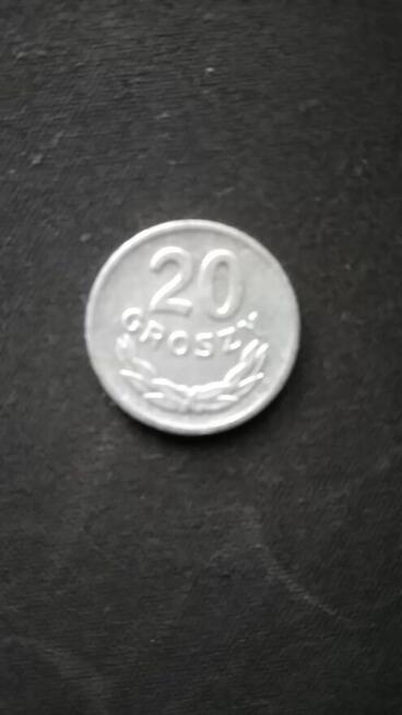 7. PRL 20 gr. z 1973 r. bez znaku menniczego