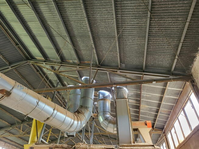 Linia odciągu trocin do Frezarki Czterostronnej Wyciąg LINIA