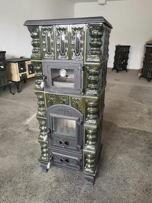 Piec kaflowy, przenośny 5K+Ż+SDP z piekarnikem