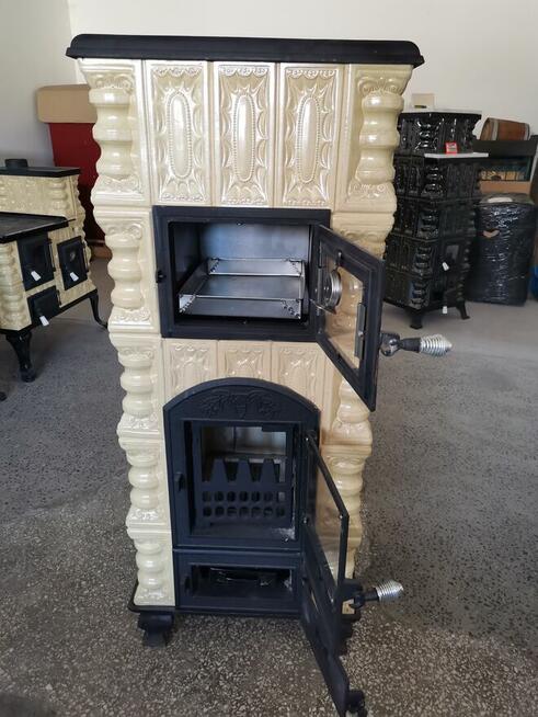 Piec kaflowy, przenośny 5K+Ż+SDP z piekarnikem