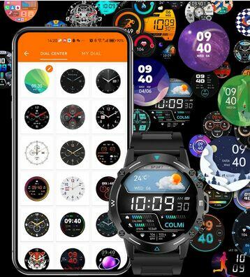 Smartwatch COLMI M42 Czarny , ekran 1,43 Amoled