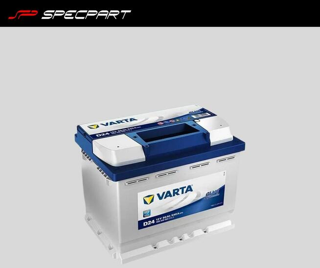 Akumulator 60Ah 540A VARTA Blue Dynamic D24 60Ah 540A