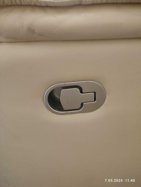 Zestaw wypoczynkowy skórzany