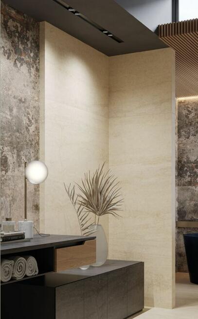 Płytki ścienne łazienkowe beżowy beton Dignity beige Cerrad