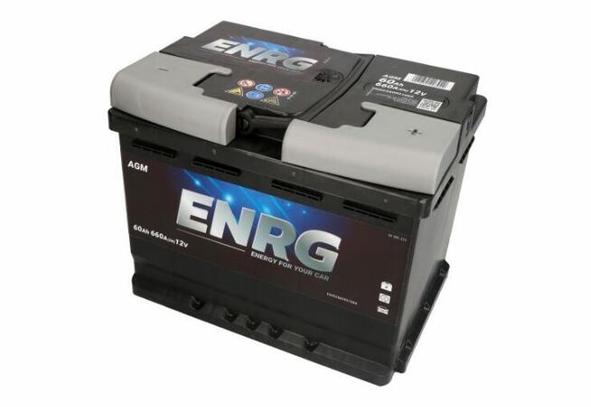 NOWY Akumulator ENRG 60AH 660A AGM