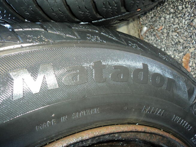 sprzedam ładne opony zimowe razem z felgami stalowymi, 2017r