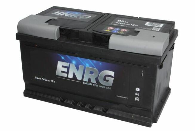 NOWY Akumulator ENRG Akumulator 80AH 740A