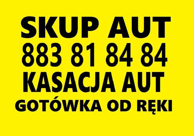 Skup Aut Złomowanie Pasłęk t.883818484 Elbląg Kasacja Aut