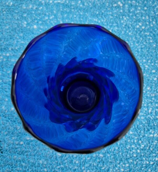 Wazon kobaltowy, PRL.