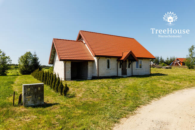 Dom w stanie surowym zamkniętym niedaleko Olsztyna