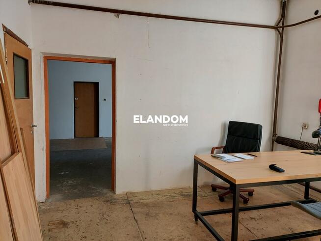 Niezalezny budynek warsztatowy z ogrodzoną posesją