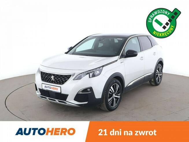 Peugeot 3008 GT, full LED, skóra/alcantara, virtual cocpit, navi, kamera i czujniki