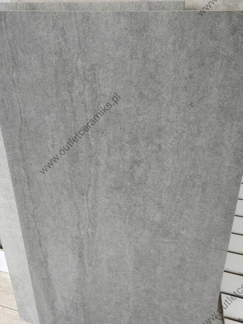 Płytki łazienkowe grafitowe ścienne, podłogowe gres Dignity