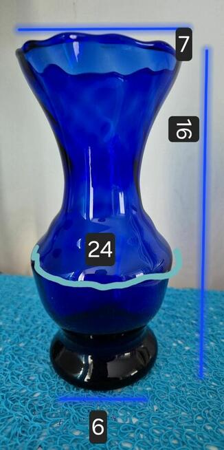 Wazon kobaltowy, PRL.